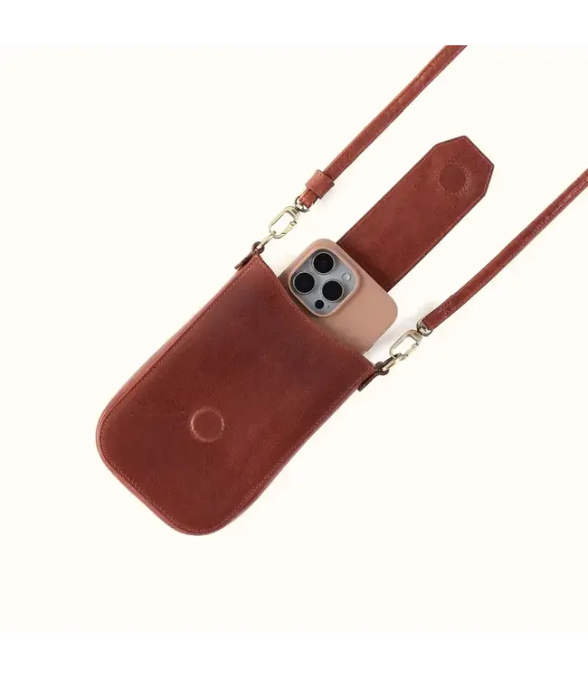 Expedition Leather Phone Crossbody-available in 2 colors