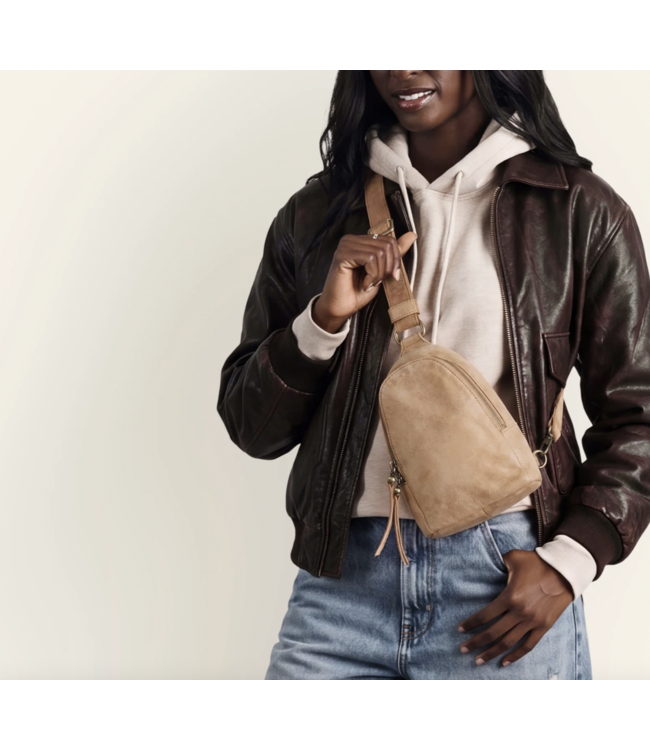 Fern Leather Sling Bag-available in 2 colors