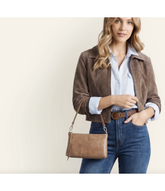 Hobo Darcy Leather Crossbody- Whiskey