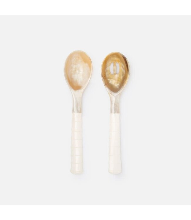 Halette Horn Serving  Set-available in two colors