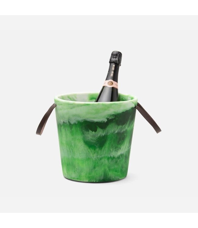 Wesley Green Swirl Champagne Bucket