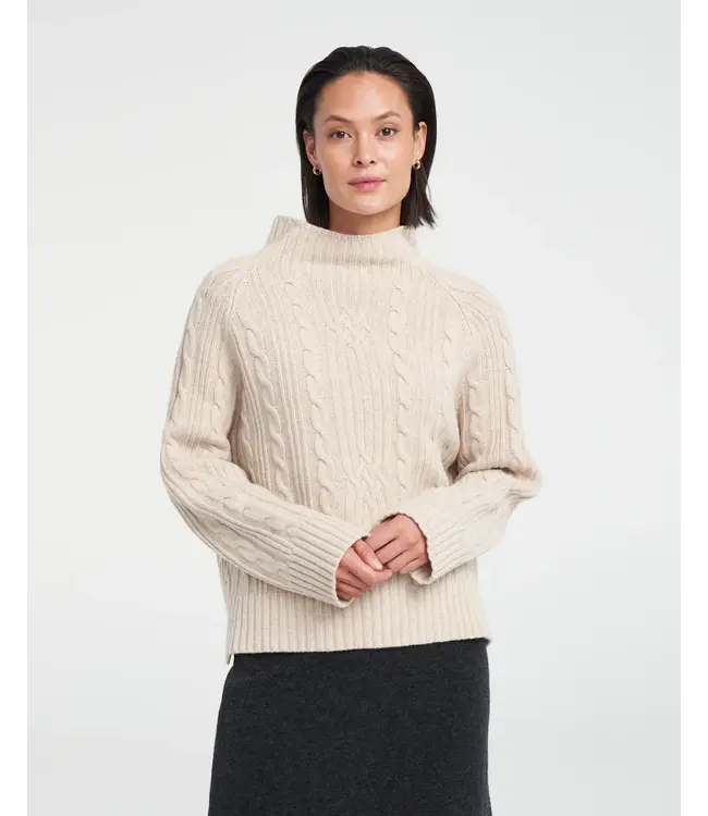Inger Wool Mock Neck Sweater