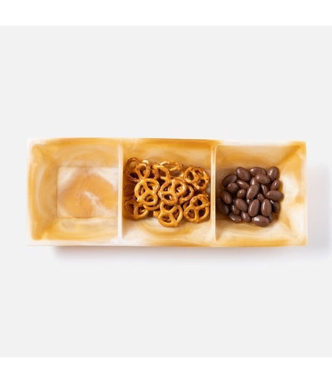Olena Redin Triple Snack Bowl
