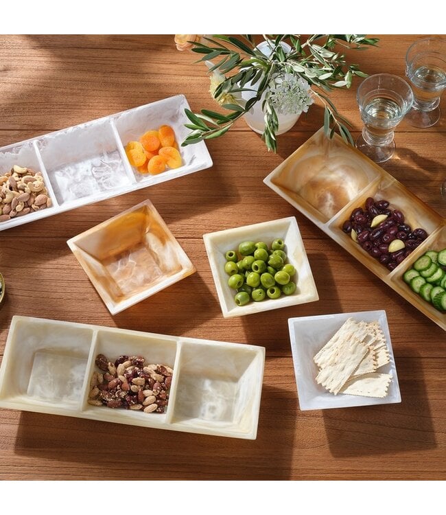 Olena Redin Triple Snack Bowl