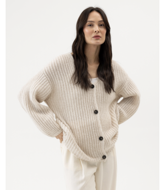 Cajsa Wool Cardigan - Sandshell