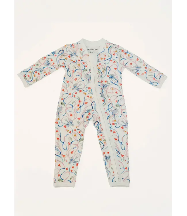 One-Piece Organic Cotton Pajama-available in 3 patterns