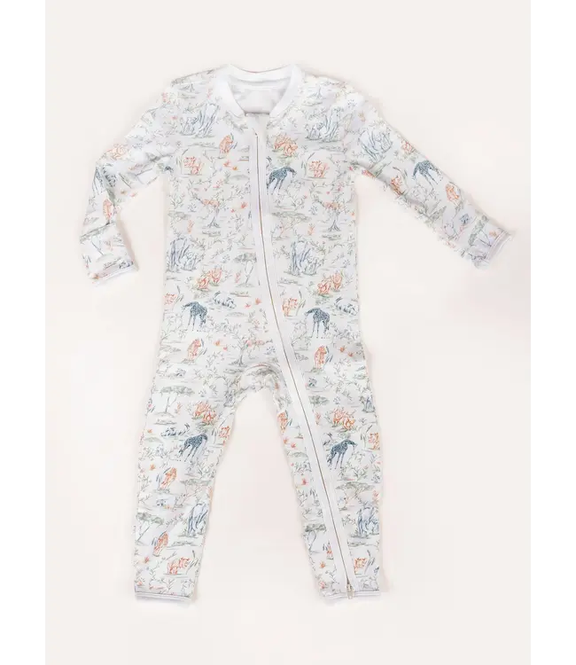 One-Piece Organic Cotton Pajama-available in 3 patterns