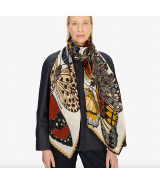 Inoui Editions Papillons Wool Scarf