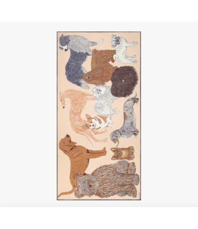Toutou Nude Wool Scarf