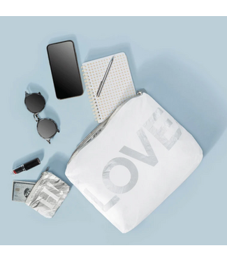 Travel  "LOVE" Zipper Pouch-available in 3 colors