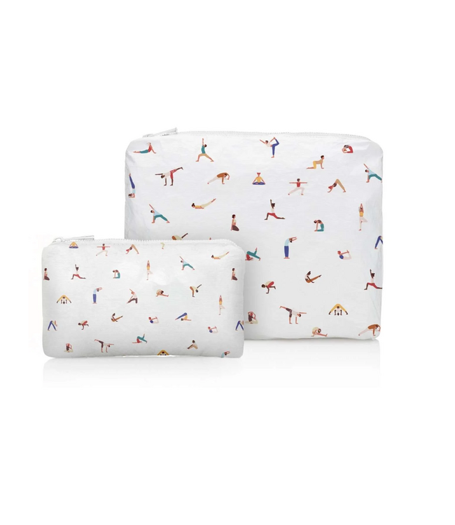 Hi Love Travel Set of Two Zipper Pouches
