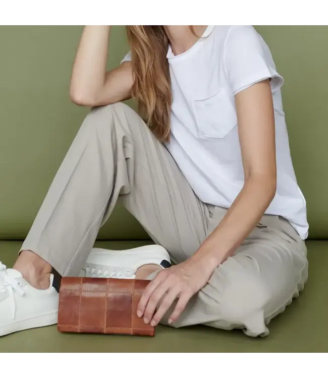 Patch Leather Wallet