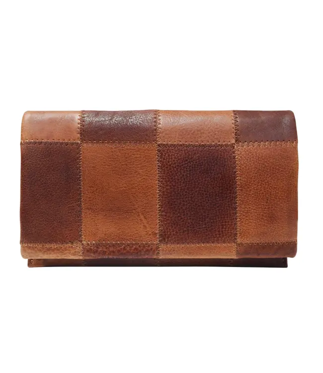 Patch Leather Wallet