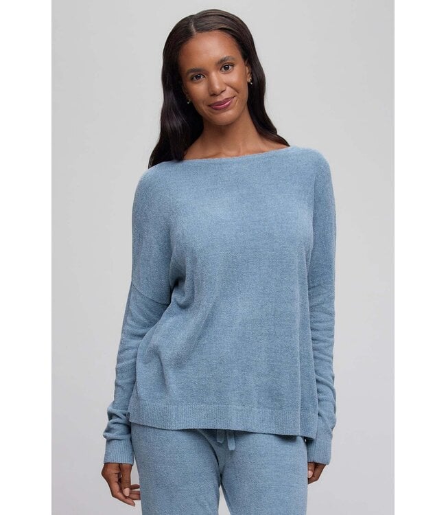 Scallop Neck Pullover