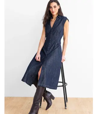 Fit & Flare Denim Dress