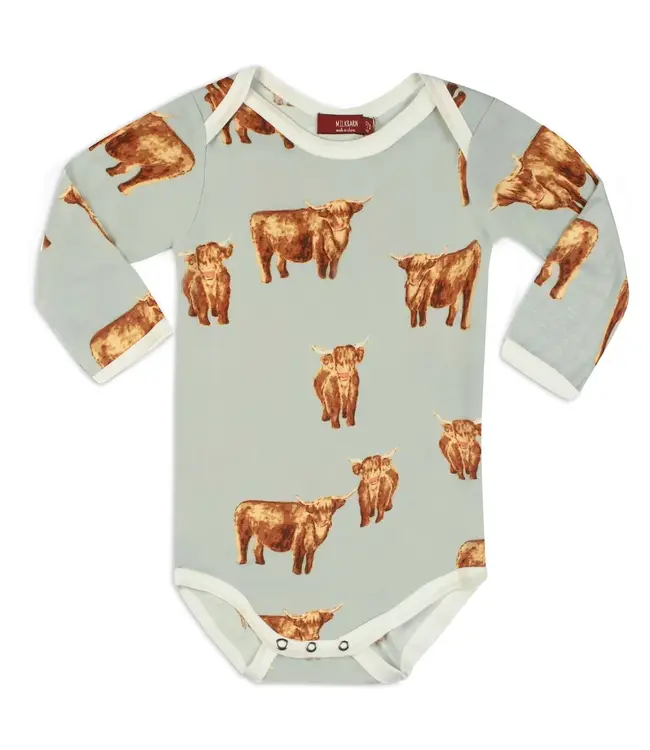 Long Sleeve Cotton One Piece-available in 4 patterns