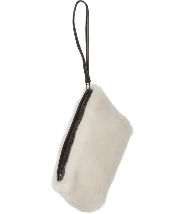 Nelly Lambswool Clutch-available in 4 colors
