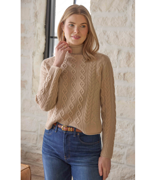 Ingrid Cashmere Cable Sweater-see image for available color