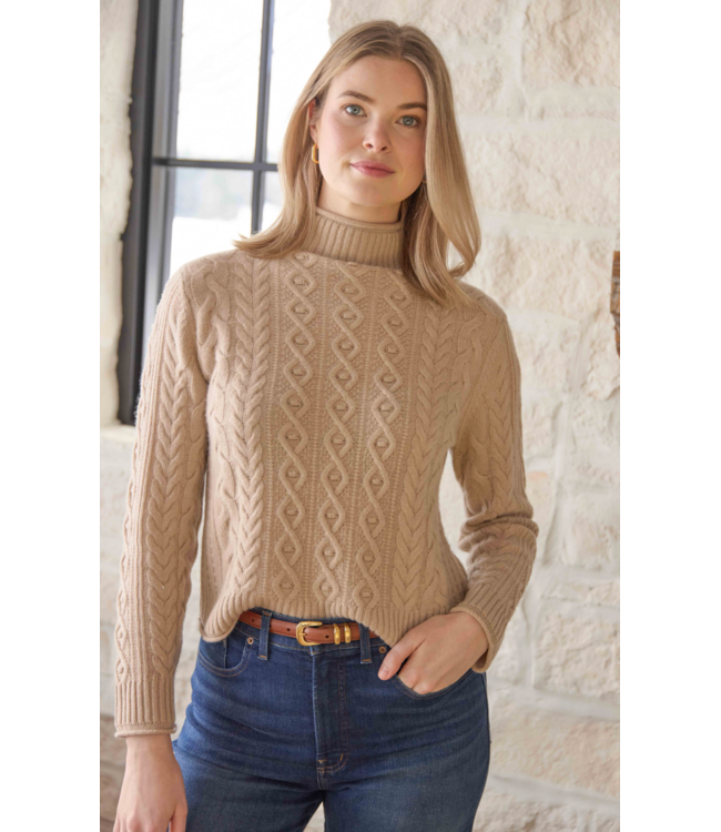 Ingrid Cashmere Cable Sweater-see image for available color