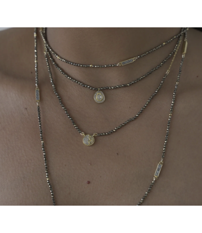 Uncut Stone Necklace
