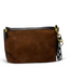 Mabel Bronze Suede Clutch