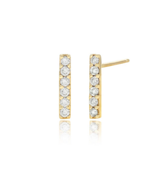 Diamond Bar Studs Earring