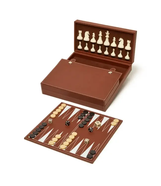 Brouk Bryson Backgammon and Chess Set 3267