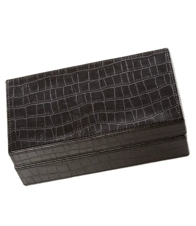 Brouk Poker Set- Black Croco 2232
