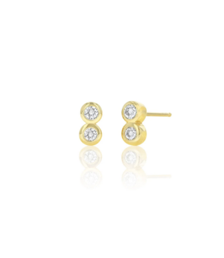 Diamond Duo Stud Earrings