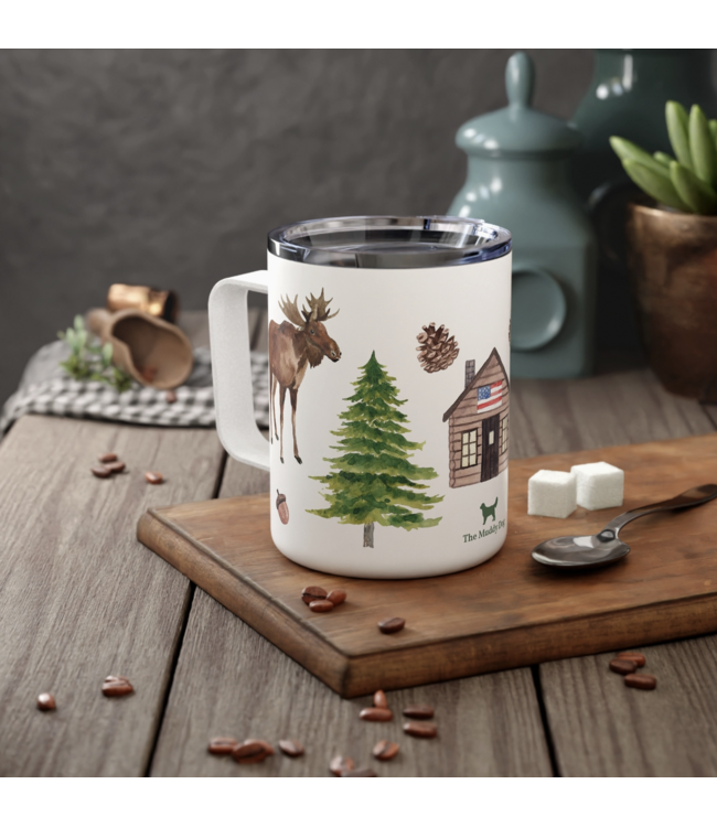 The Muddy Dog Insulated Mug-available in 3 patterns
