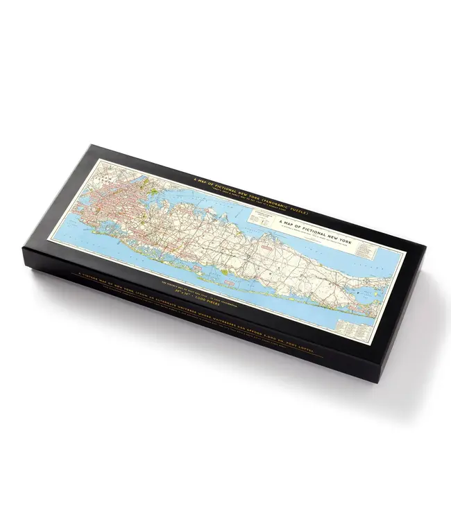 NYC Map Panoramic Puzzle 1000 Pc