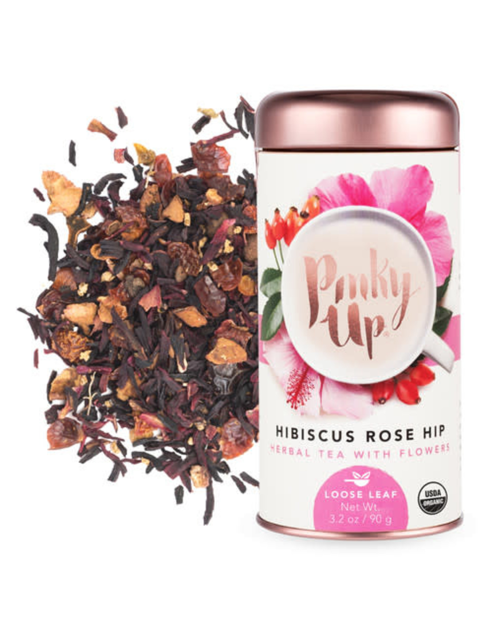 Pinky Up Hibiscus Rosehip Loose Leaf Tea