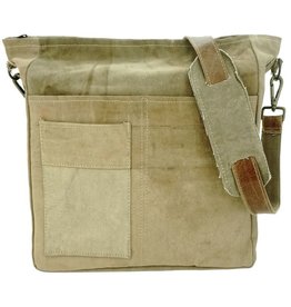 The Florist & The Merchant Recycled Military Tent Crossbody - Unisex