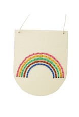 Cotton Clara Rainbow Embroidery Banner Kit - Brights