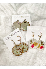 The Florist & The Merchant Handcrafted Clay Dangle Earrings