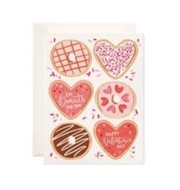 The Florist & The Merchant Valentine's Donut Greeting Card