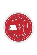 The Florist & The Merchant Happy Camper Sticker