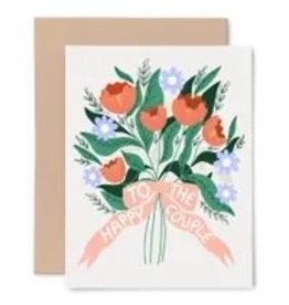 The Florist & The Merchant Happy Couple Bouquet Card