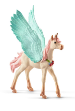 Schleich Decorated unicorn pegasus, foal