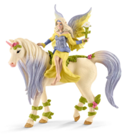 Schleich Fairy Sera with blossom unicorn