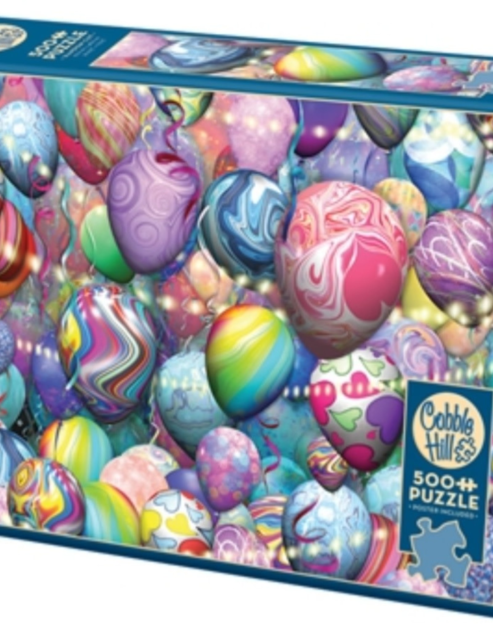 Cobble Hill Party Balloons 500pc Puzzle