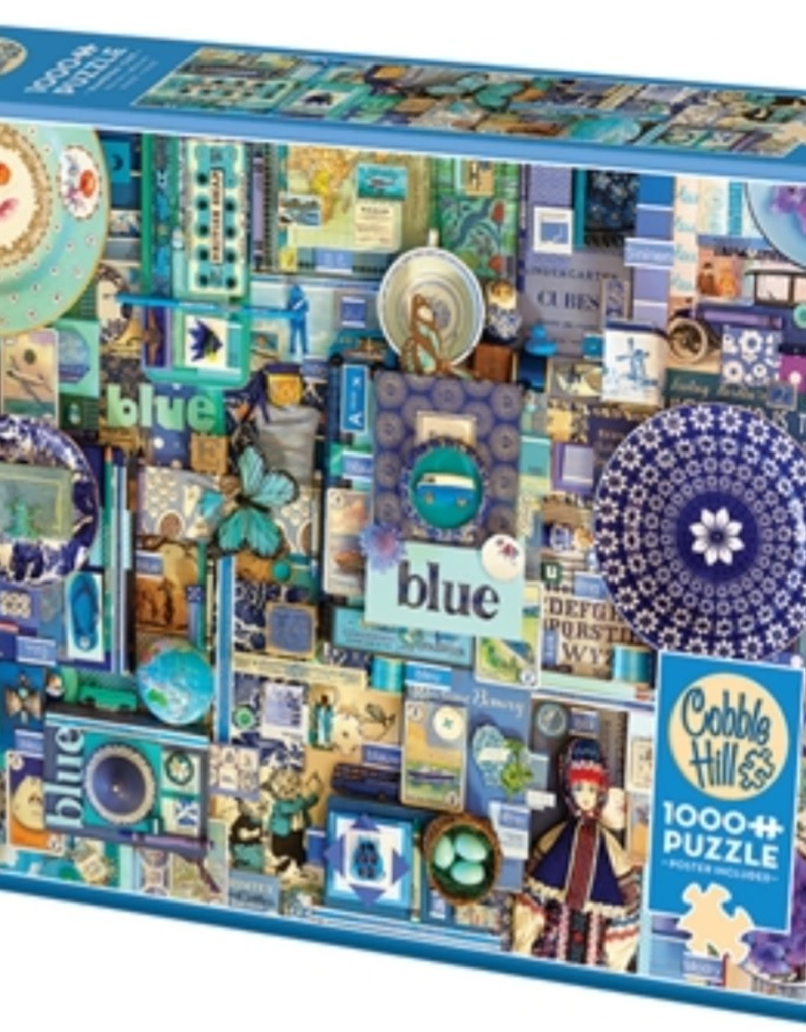 Cobble Hill Blue 1000pc Puzzle