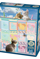 Cobble Hill Quilted Kittens 500 pc