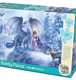 Cobble Hill Ice Dragon 350pc Family Puzzle