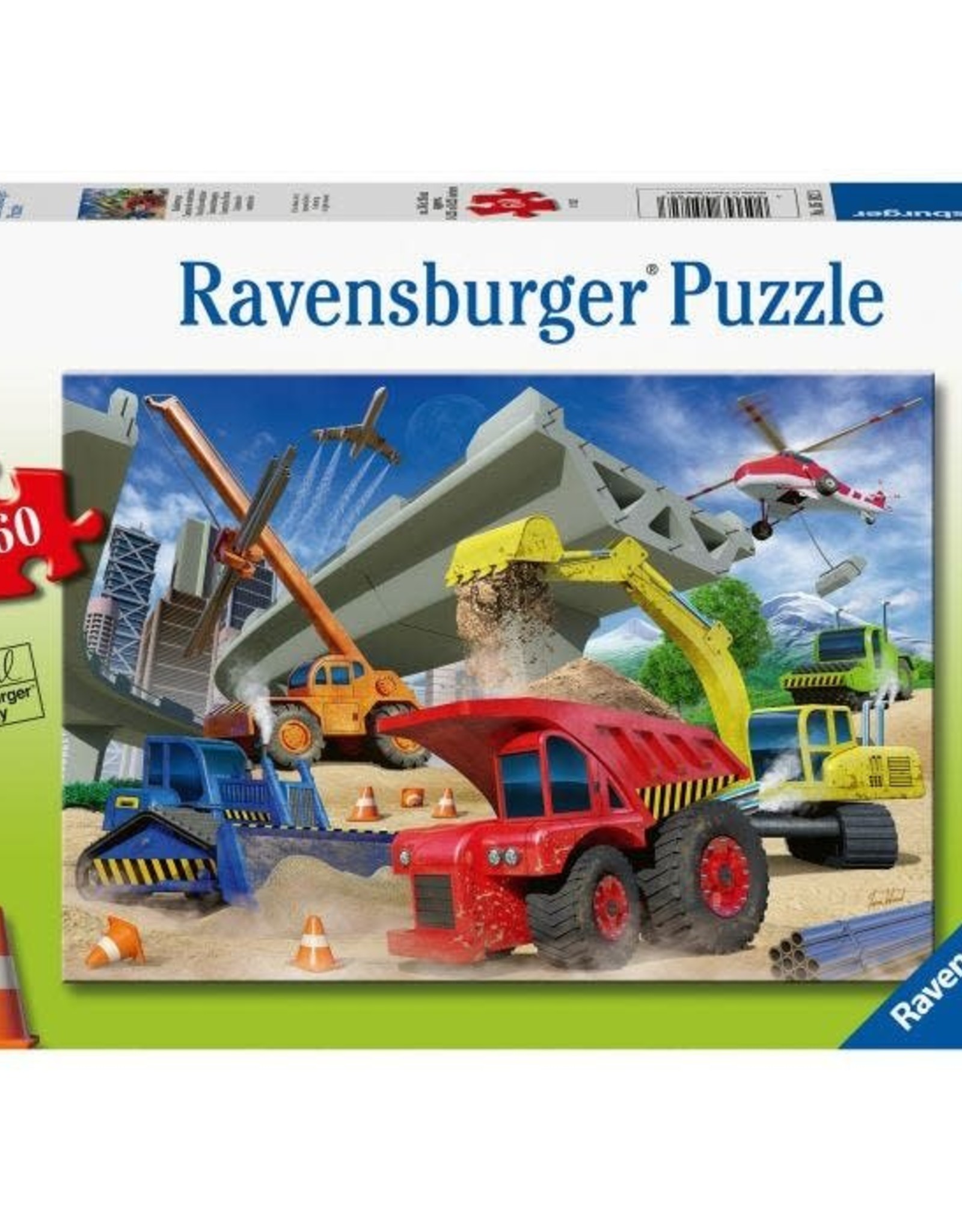 Ravensburger Construction Vehicles 60pc Puzzle