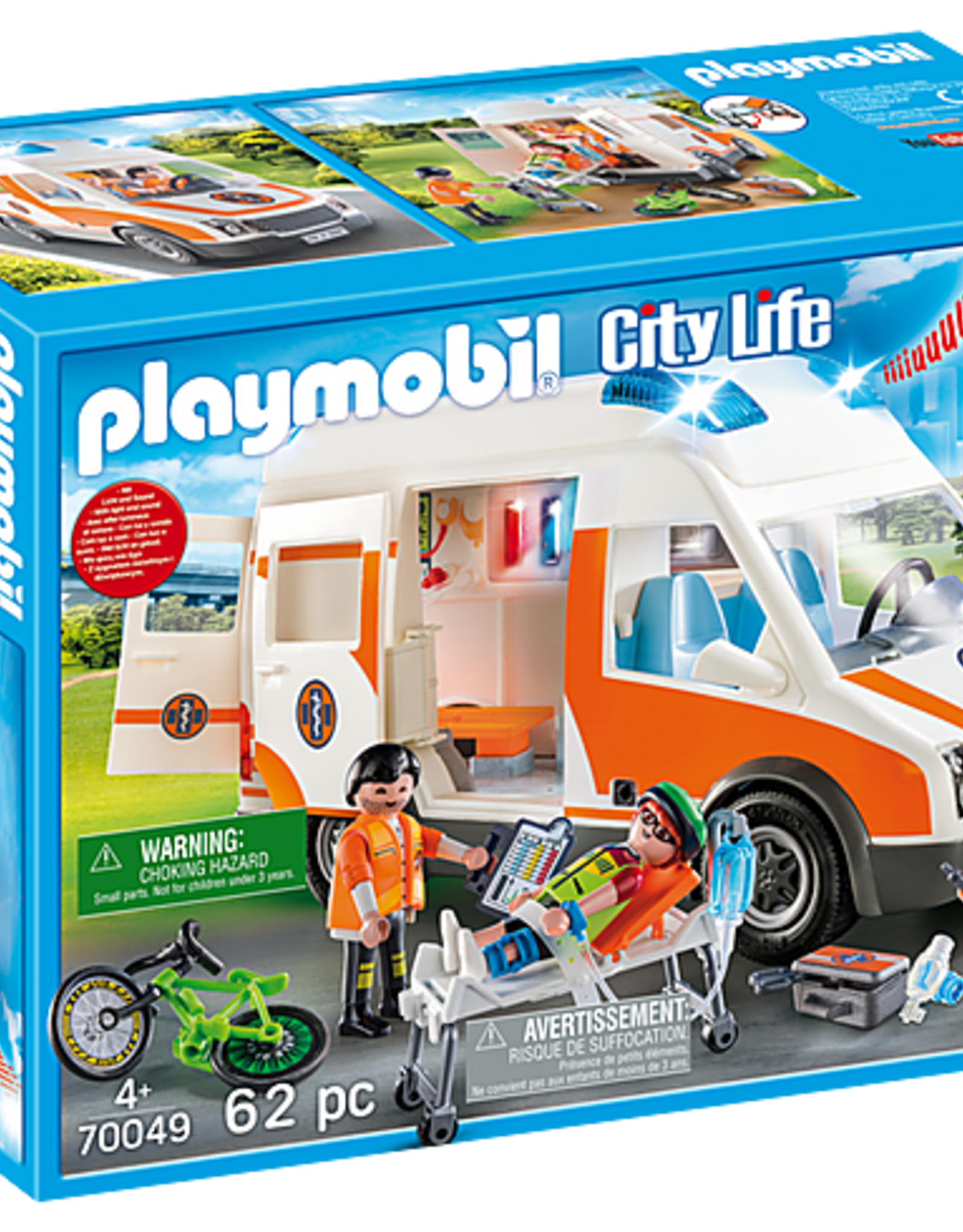 Playmobil Ambulance with Flashing Lights