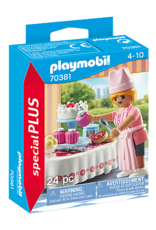 Playmobil Baker with Dessert Table