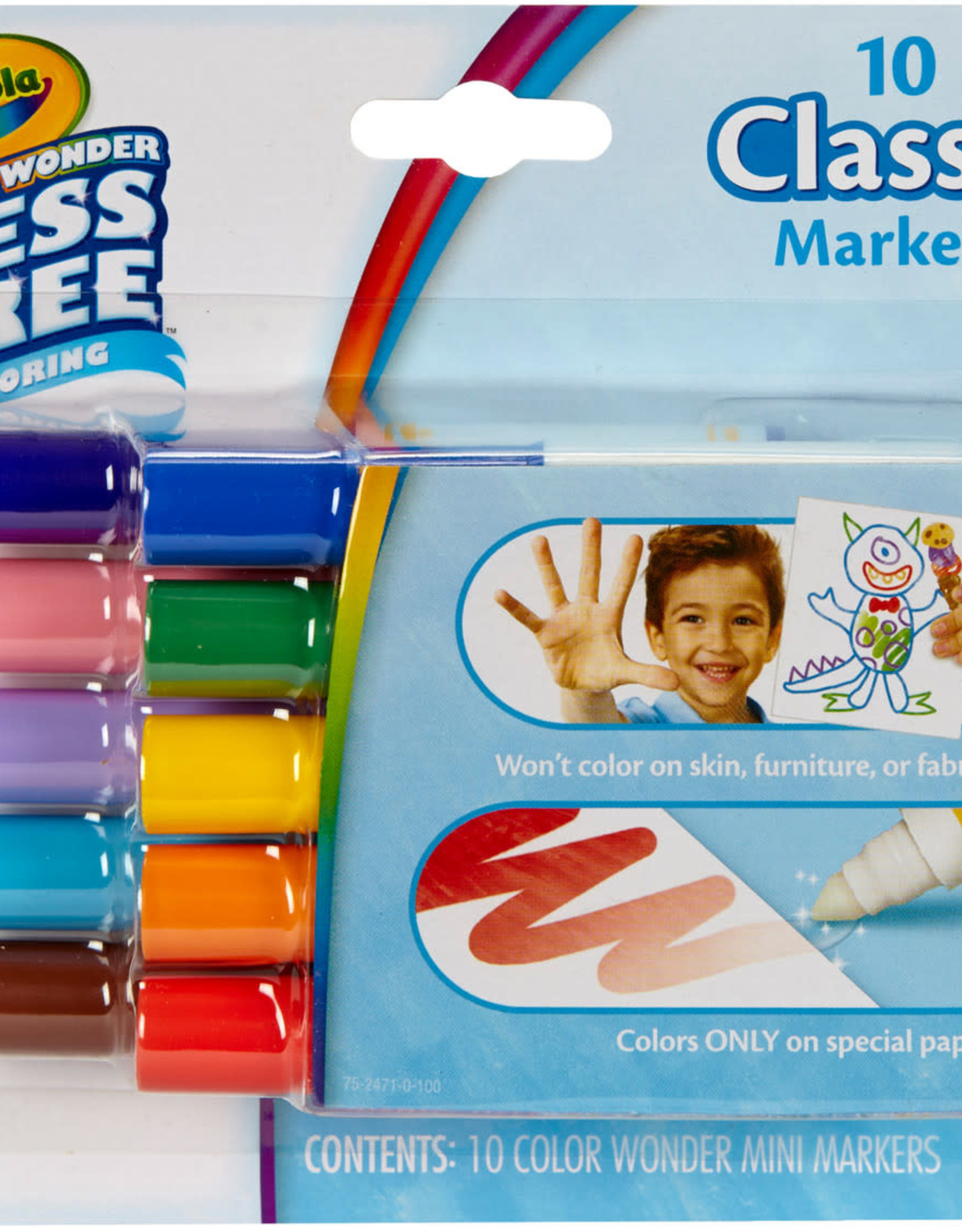 Crayola Colour Wonder Markers 10pk