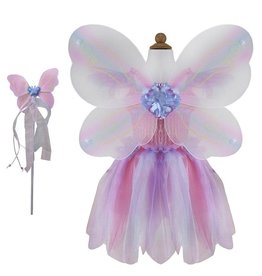 Great Pretenders Butterfly Dress w/Wings & Wand Pink 5-6