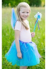 Creative Education Blue Fancy Flutter Skirt with Wings and Wand  4-6